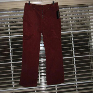 NWT SIGNATURE STUDIO Front Button Corduroy Pants
